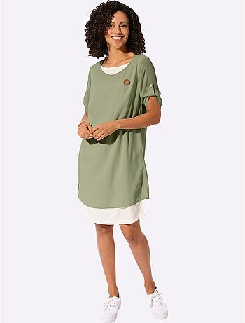 Robe tissée coupe affinante - taille standard - witt