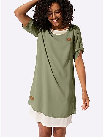 Robe tissée coupe affinante - taille standard - witt