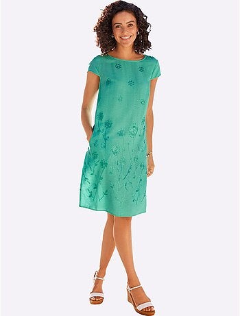 Robe tissée coupe affinante - taille standard - witt