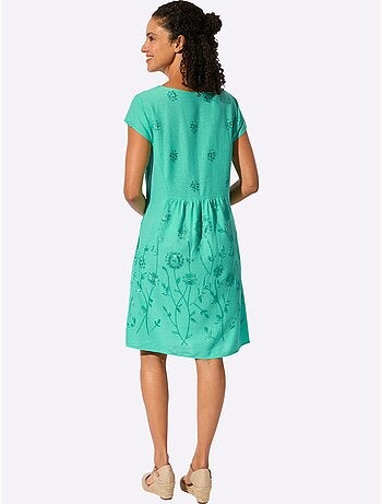 Robe tissée coupe affinante - taille standard - witt