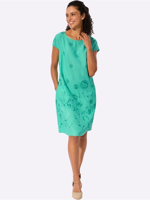 Robe tissée coupe affinante - taille standard - witt - Kiabi