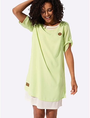 Robe Tissée Coupe Affinante - Taille Standard - Witt