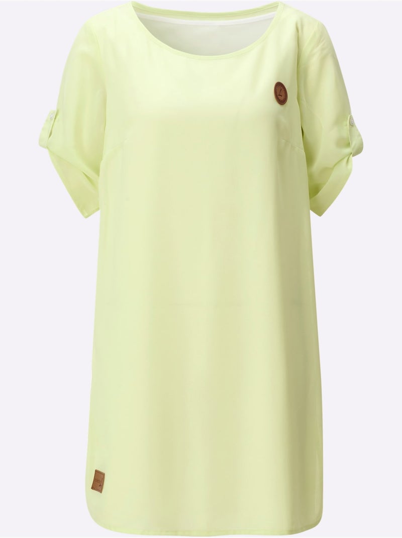 Robe Tissée Coupe Affinante - Taille Standard - Witt Pistache - Kiabi