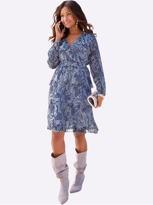 Robe Tissée En Polyester Recyclé - Taille Standard - Witt - Kiabi Robe Tissée En Polyester Recyclé - Taille Standard - Witt - Kiabi