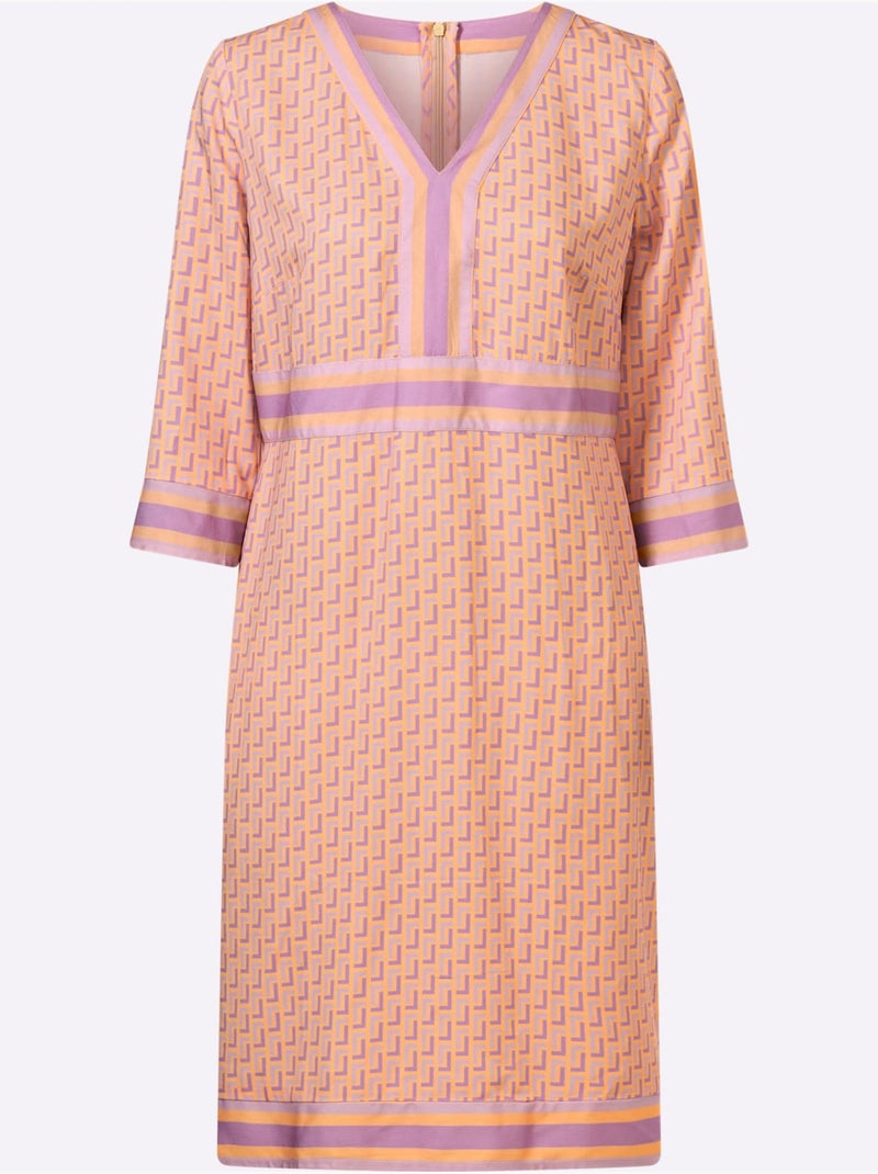 Robe Tissée Qualité Tissée - Taille Standard - Helline Abricot - Kiabi