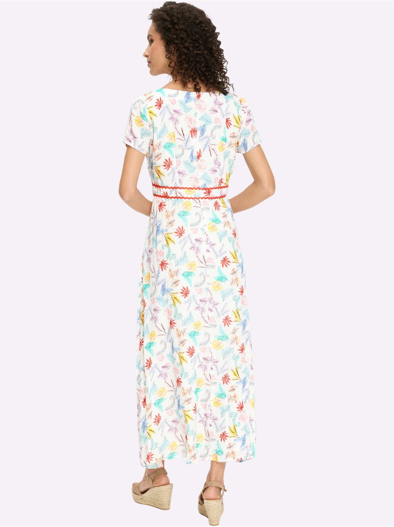 Robe Tissée Qualité Tissée - Taille Standard - Helline Corail - Kiabi