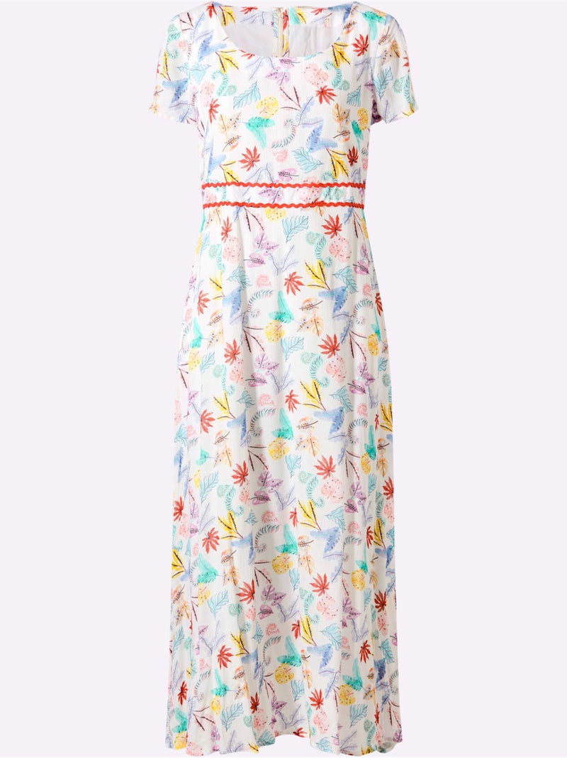 Robe Tissée Qualité Tissée - Taille Standard - Helline Corail - Kiabi
