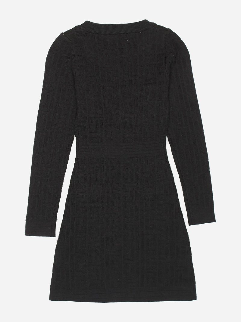 Robe tissu à motif - Kids Star Noir - Kiabi