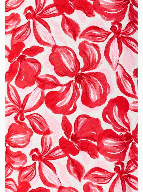 Robe tissu crêpe manches papillon - Damart - Kiabi