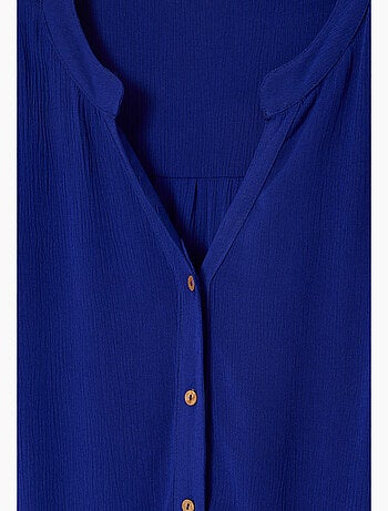 Robe tissu créponné pure viscose - Damart