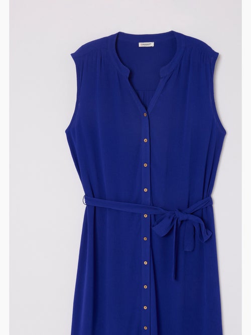 Robe tissu créponné pure viscose - Damart - Kiabi