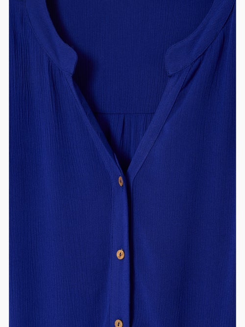Robe tissu créponné pure viscose - Damart - Kiabi