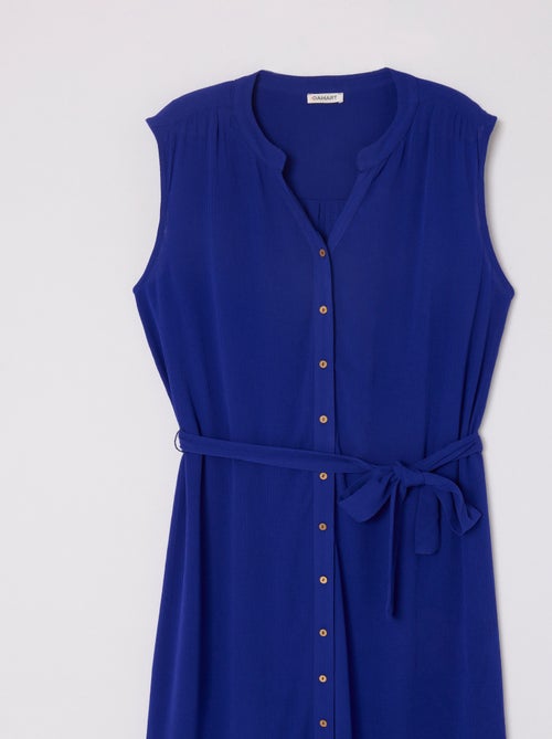 Robe tissu créponné pure viscose - Damart - Kiabi