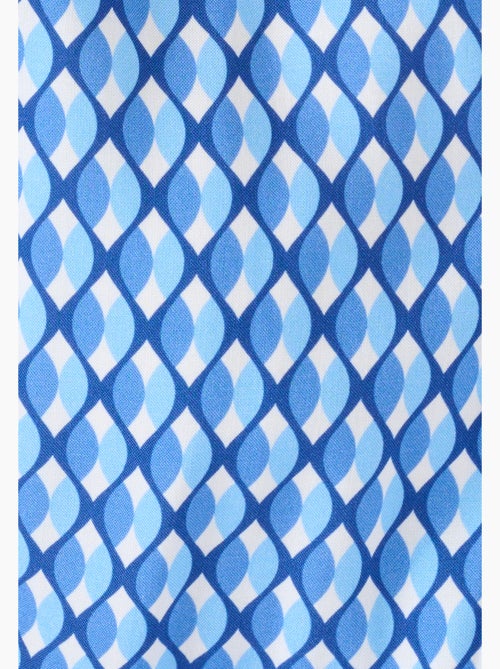 Robe tissu fluide à smocks - Damart - Kiabi