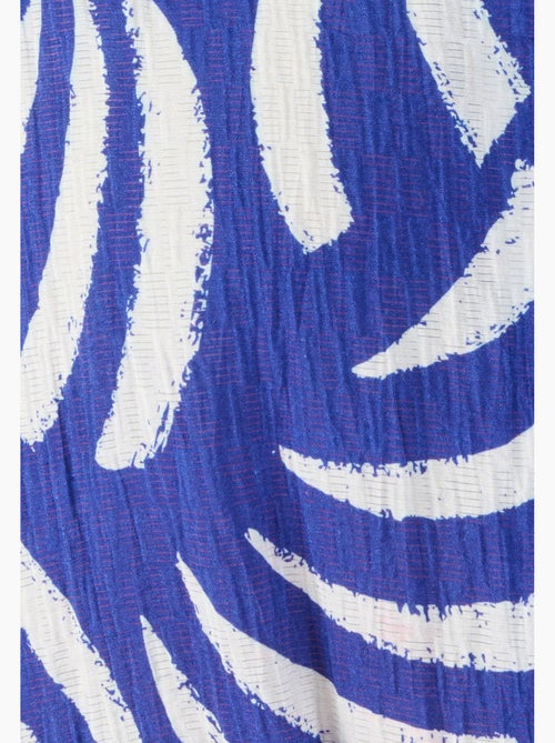 Robe tissu gaufré + ceinture - Damart - Kiabi
