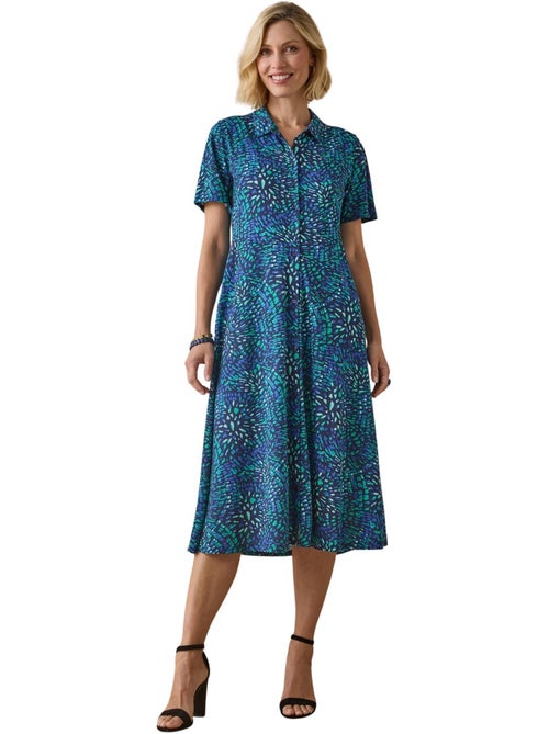 Robe toute boutonnée en maille - DAXON - Kiabi