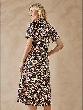 Robe toute boutonnée en maille - DAXON