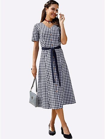 Robe Traditionnelle Livrée Avec La Ceinture à Nouer - Taille Standard - Moda Vilona