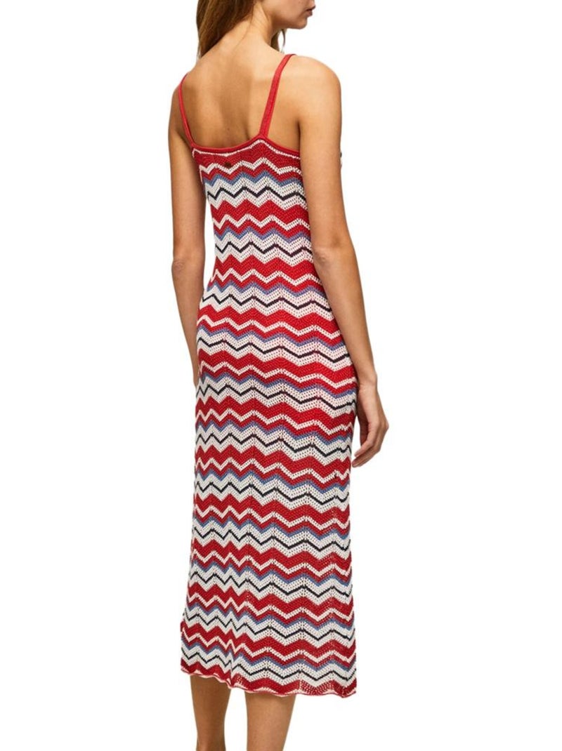 Robe Tricot Femme Pepe jeans Rouge - Kiabi