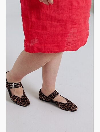 Robe tunique en lin unie PAPRIKA