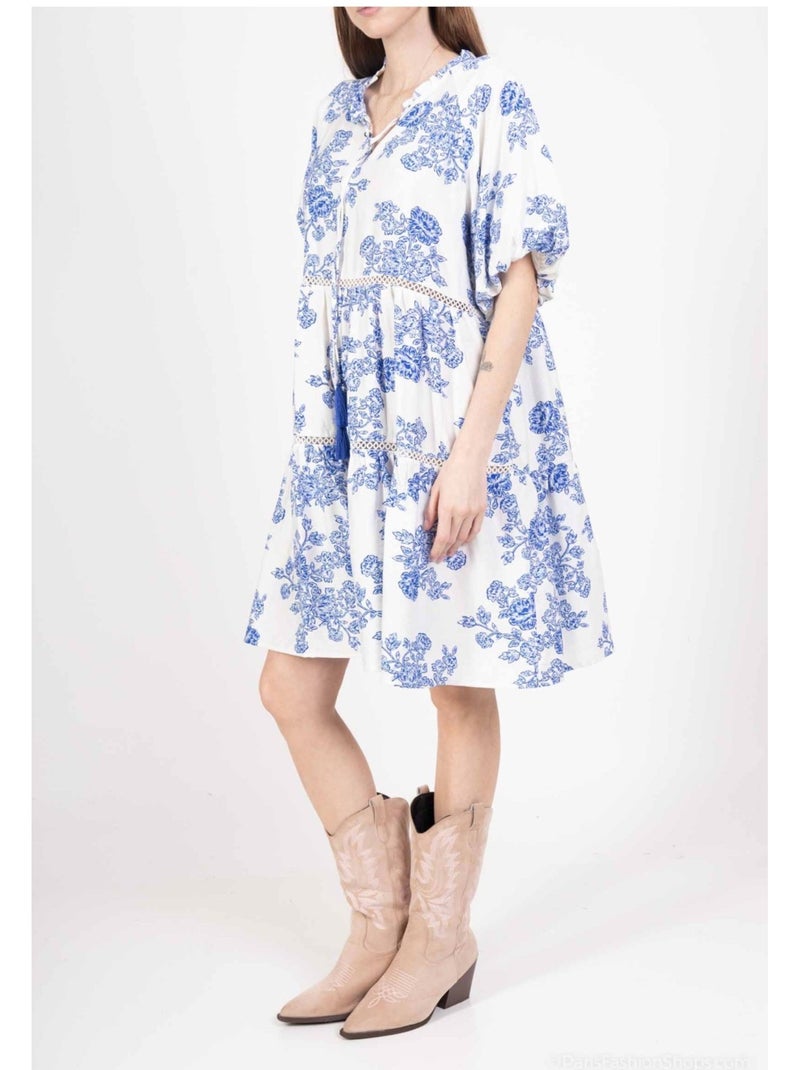 Robe Tunique Kebello Blanc - Kiabi