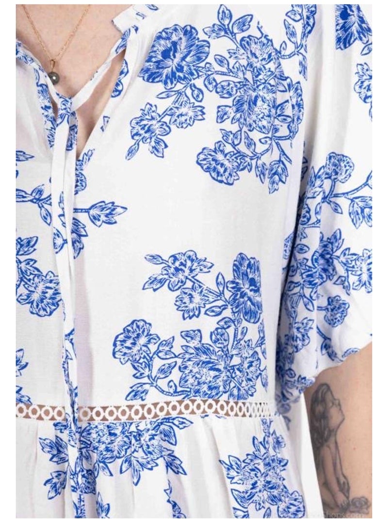 Robe Tunique Kebello Blanc - Kiabi