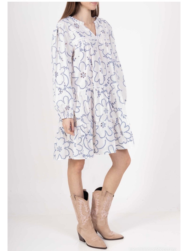 Robe Tunique Kebello Blanc - Kiabi