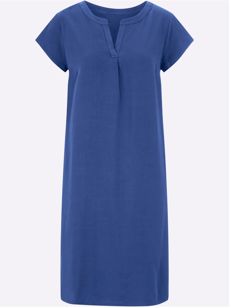 Robe Tunique Qualité Tissée - Taille Standard - Witt Bleu roi - Kiabi
