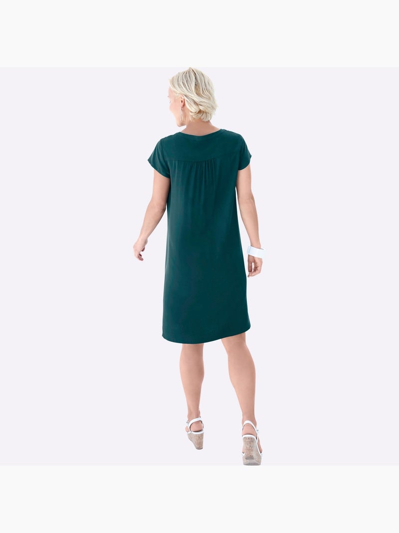Robe Tunique Qualité Tissée - Taille Standard - Witt Vert foncé - Kiabi
