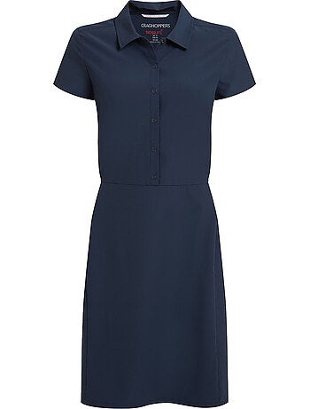 Robe unie manches courtes style chemise pro - craghoppers