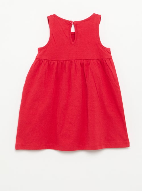 Robe unie sans manches avec nœud fantaisie - Kiabi Robe unie sans manches avec nœud fantaisie - Kiabi