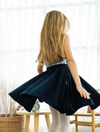 Robe Velours à Col Claudine Liberty HEPBURN - La Faute à Voltaire