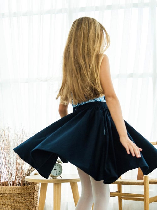 Robe Velours    à Col Claudine Liberty  HEPBURN - La Faute à Voltaire - Kiabi