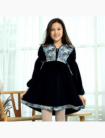 Robe Velours Liberty et Hiver MARGOT - La Faute à Voltaire