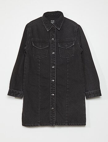 Robe veste en denim - Kiabi