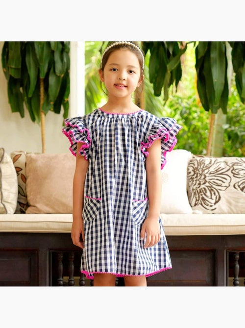 Robe  Vichy   Ample  BUTTERFLY - La Faute à Voltaire - Kiabi