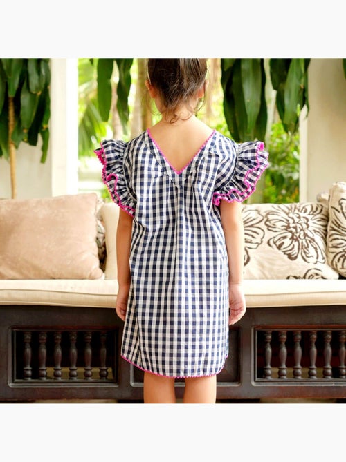 Robe  Vichy   Ample  BUTTERFLY - La Faute à Voltaire - Kiabi