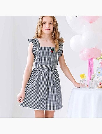 Robe Vichy et à Volants LILI - La Faute à Voltaire