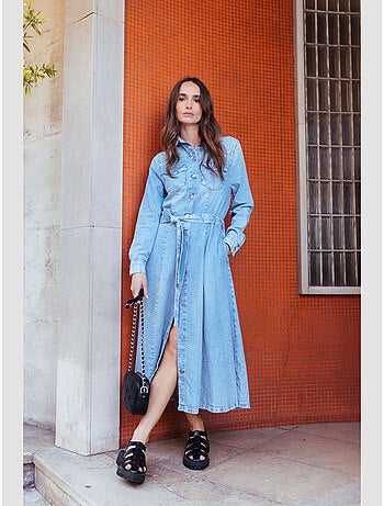 Robe VIKCKY evasée, patineuse en jeans 'Le Temps Des Cerises'