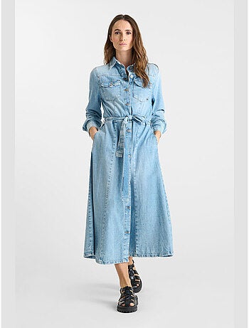 Robe VIKCKY evasée, patineuse en jeans 'Le Temps Des Cerises'