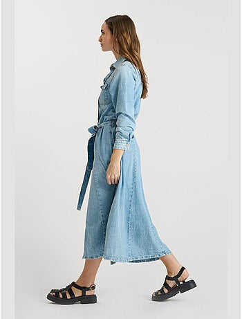 Robe VIKCKY evasée, patineuse en jeans 'Le Temps Des Cerises'