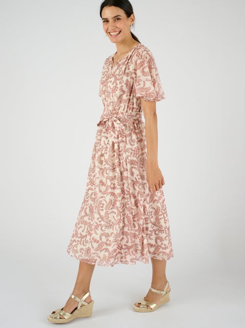 Robe voile brillant - Damart - Kiabi