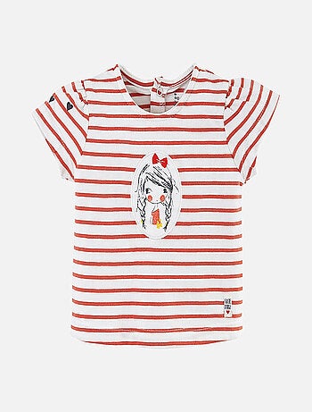 ROBE VOILE COTON ET T SHIRT RAYÉ