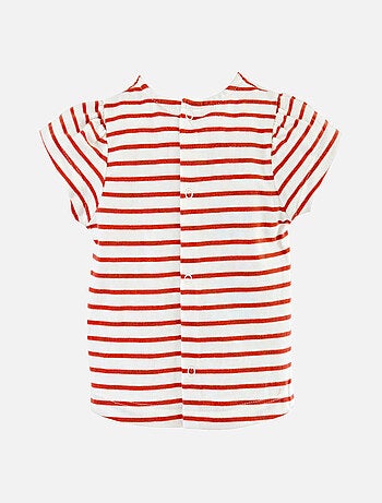 ROBE VOILE COTON ET T SHIRT RAYÉ