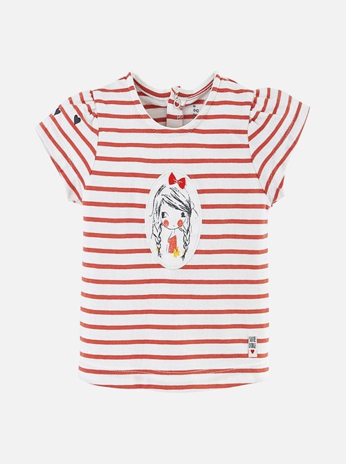 ROBE VOILE COTON ET T SHIRT RAYÉ - Kiabi