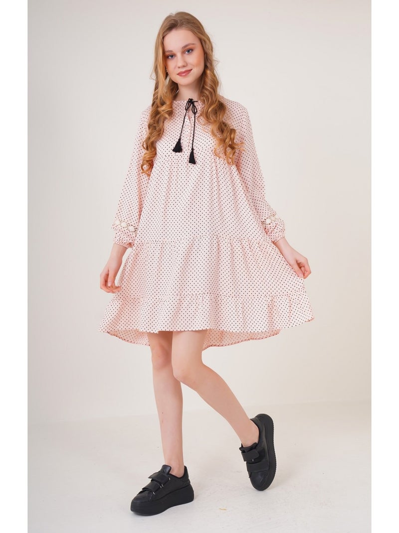 Robe Volanté Rose - Kiabi