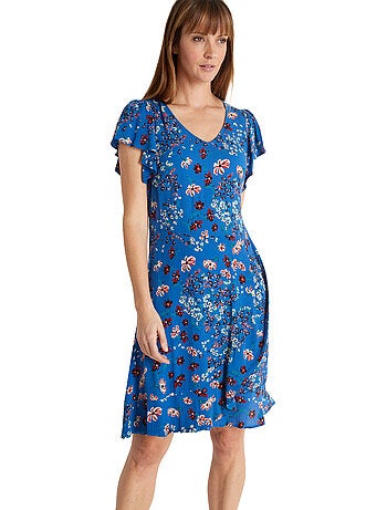 Robe volantée encolure V - DAXON