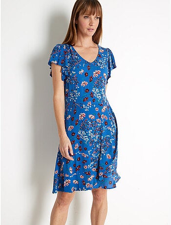 Robe volantée encolure V - DAXON