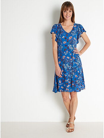 Robe volantée encolure V - DAXON
