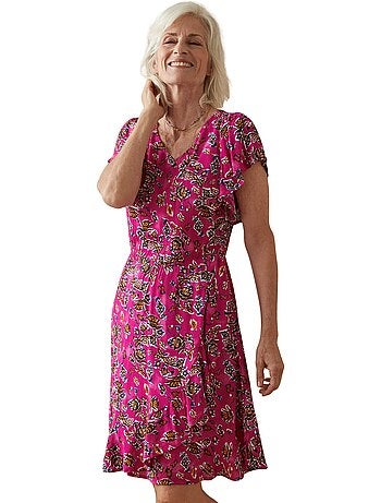 Robe volantée encolure V - DAXON